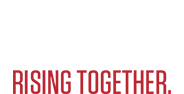 ONE VALLEY. ONE TEAM. RISING TOGETHER. logo